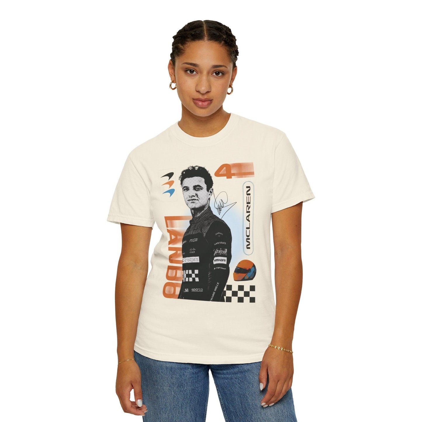 Lando Norris Racing T-Shirt Comfort Color - RecklessSunday