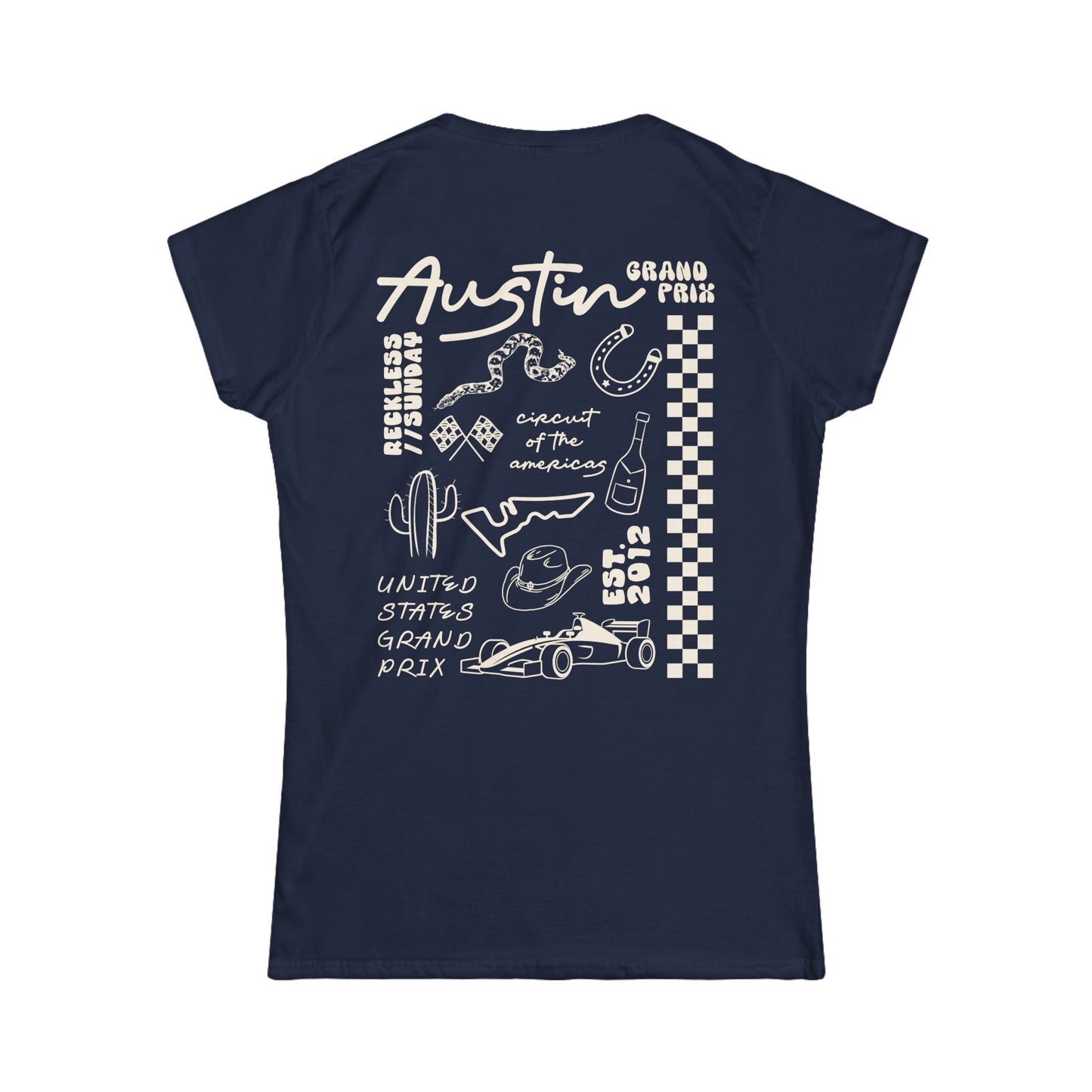 Austin Illustrated Women's Softstyle Tee