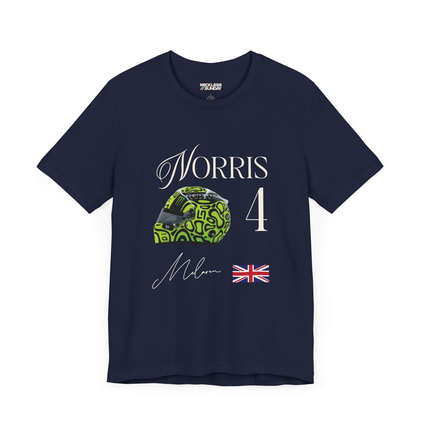 Lando Norris Helmet Lightweight T-Shirt