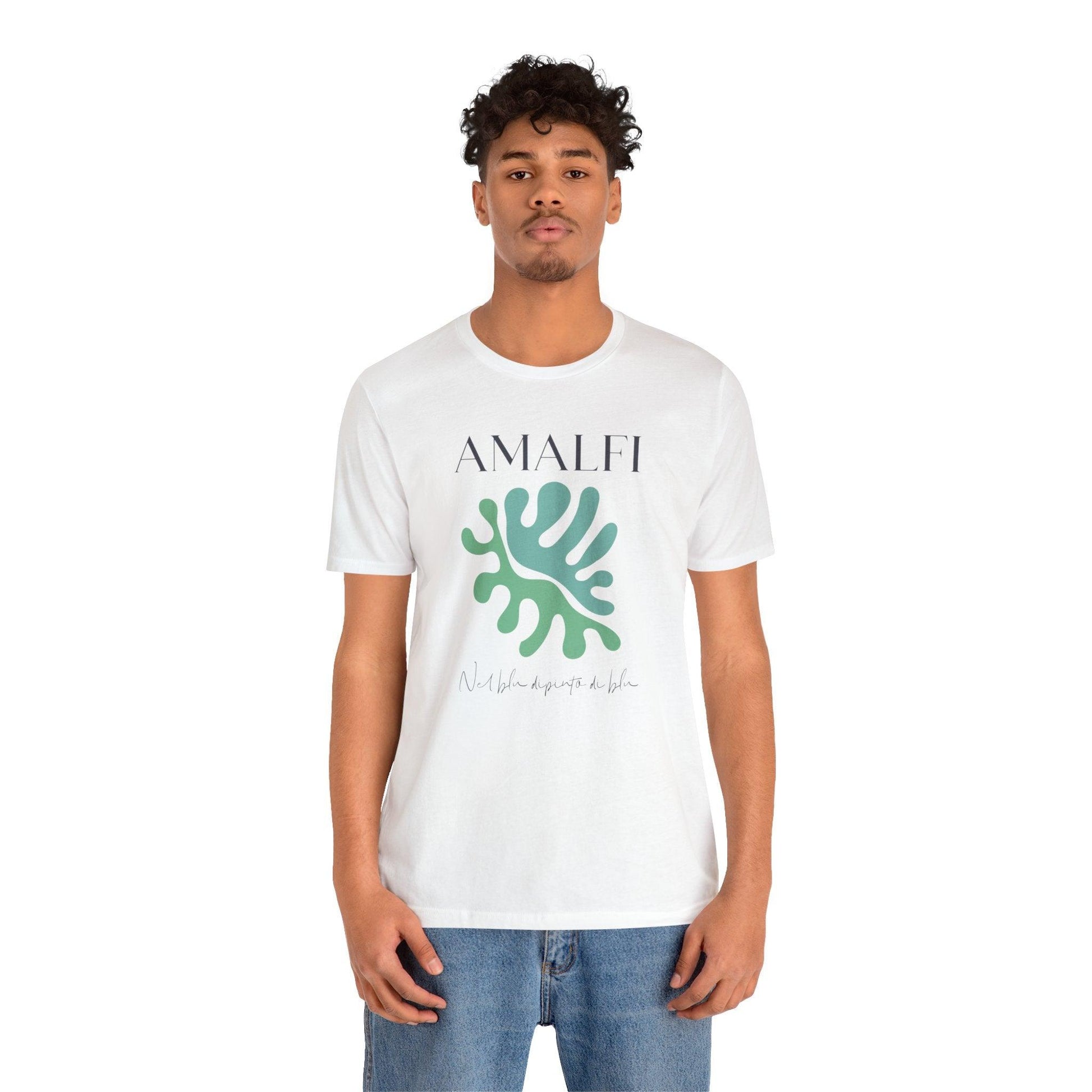 Amalfi Italy Coral Matisse T-Shirt - RecklessSunday