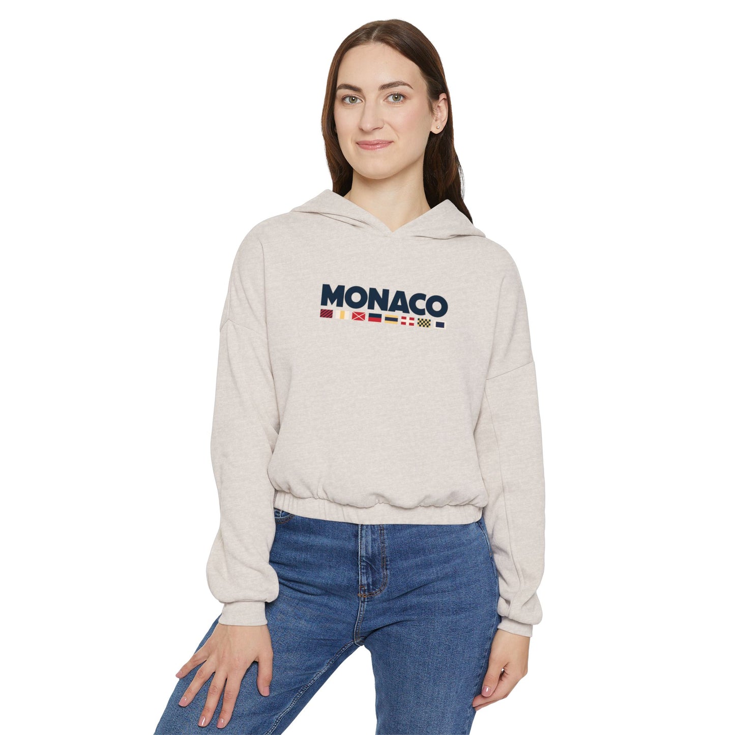 Monaco Women's Cinched Bottom Hoodie