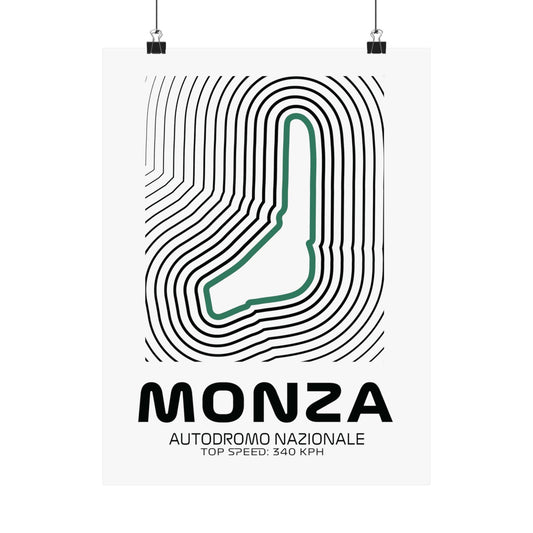 Monza Racing Circuit Poster - RecklessSunday