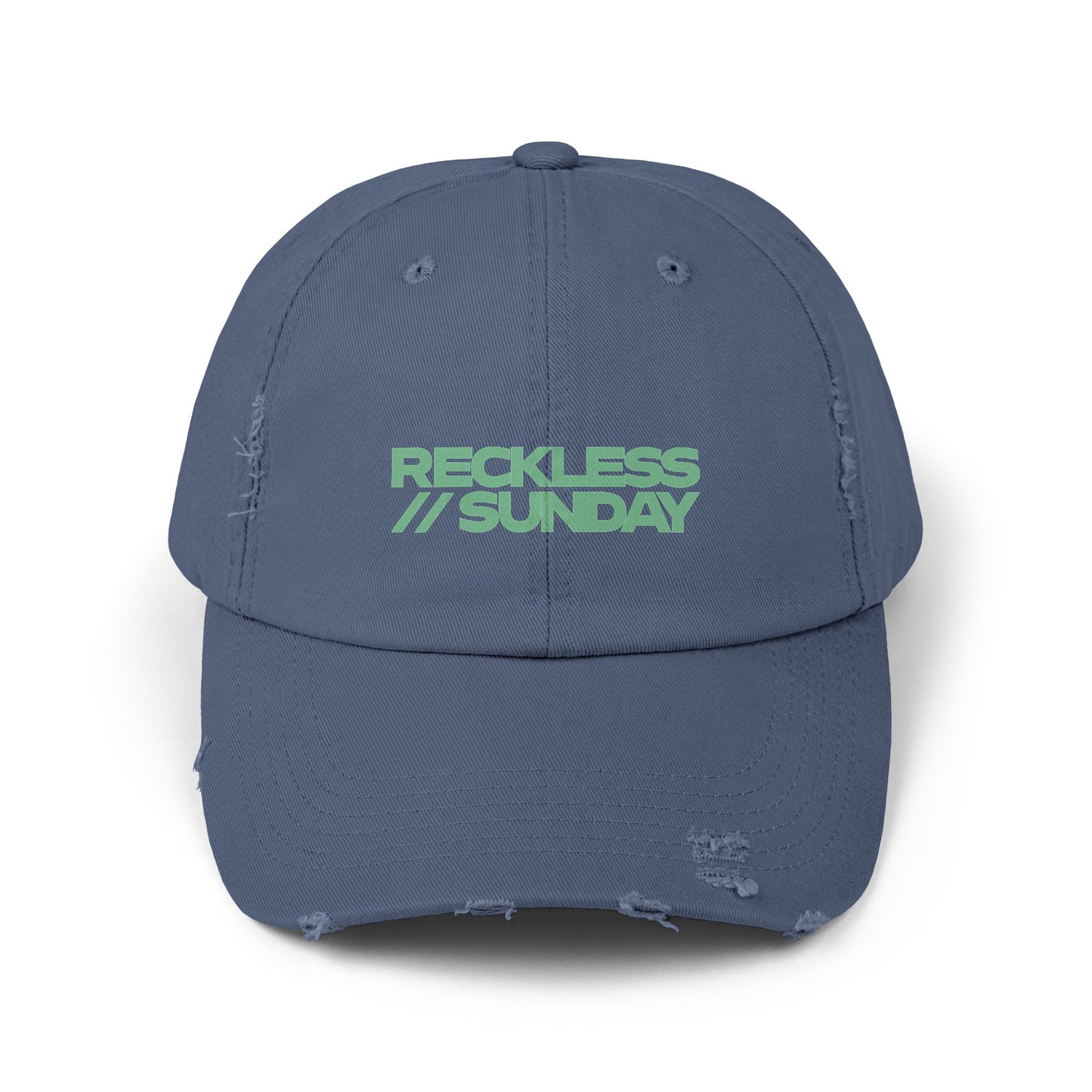 Reckless Sunday Unisex Distressed Cap