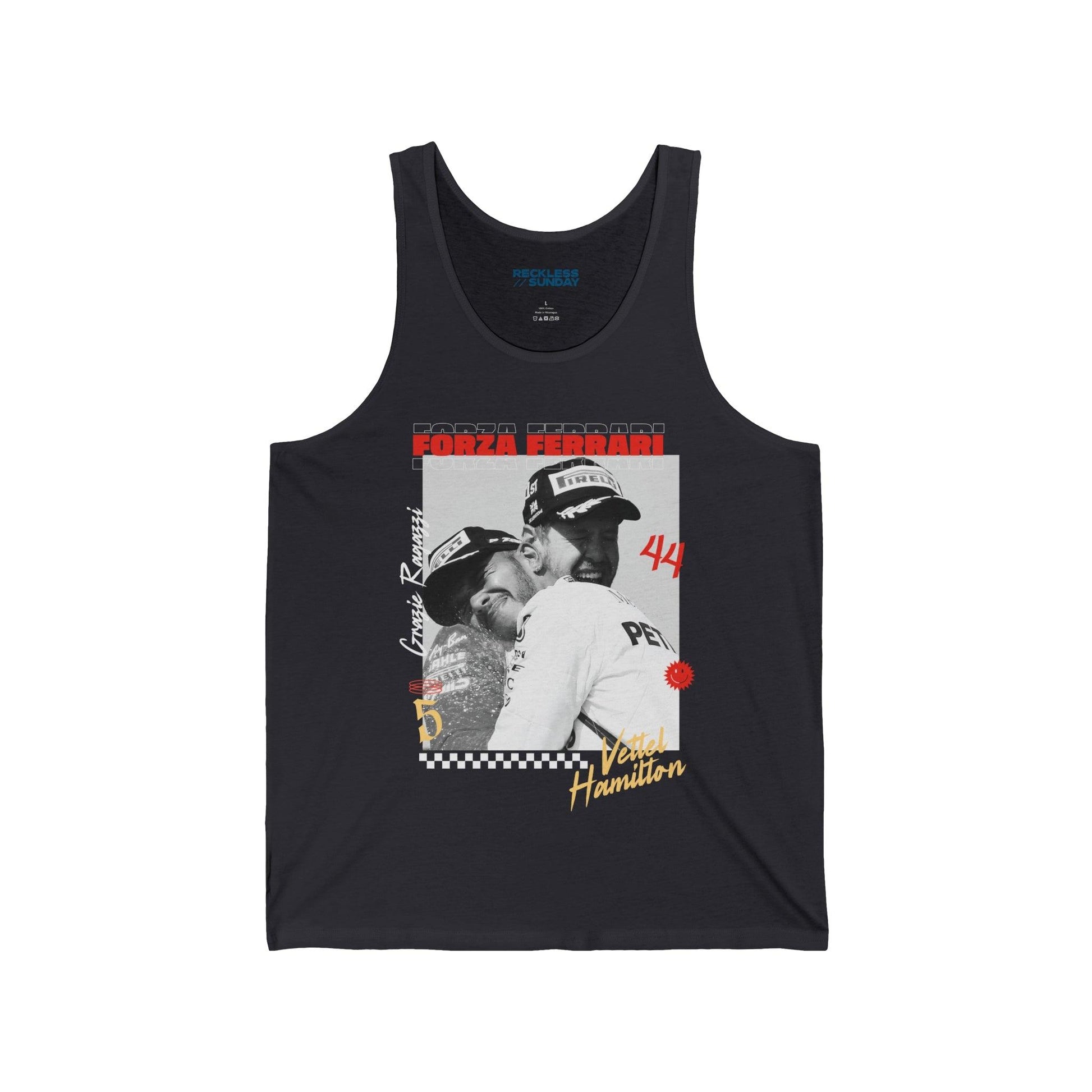 Forza Ferrari Vettel Hamilton Jersey Tank - RecklessSunday