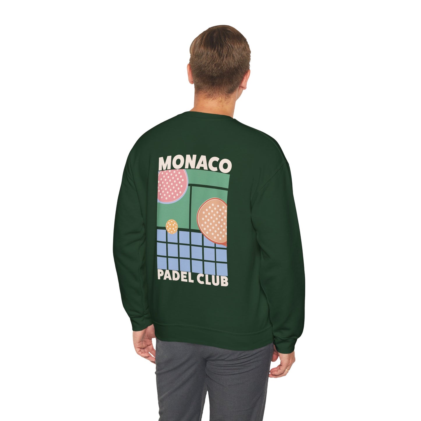 Monaco Padel Tennis Club Pullover | Monaco Racquet Club Sweatshirt | Formula 1 Racquet Club | Drive to Survive | Retro Monaco Tee