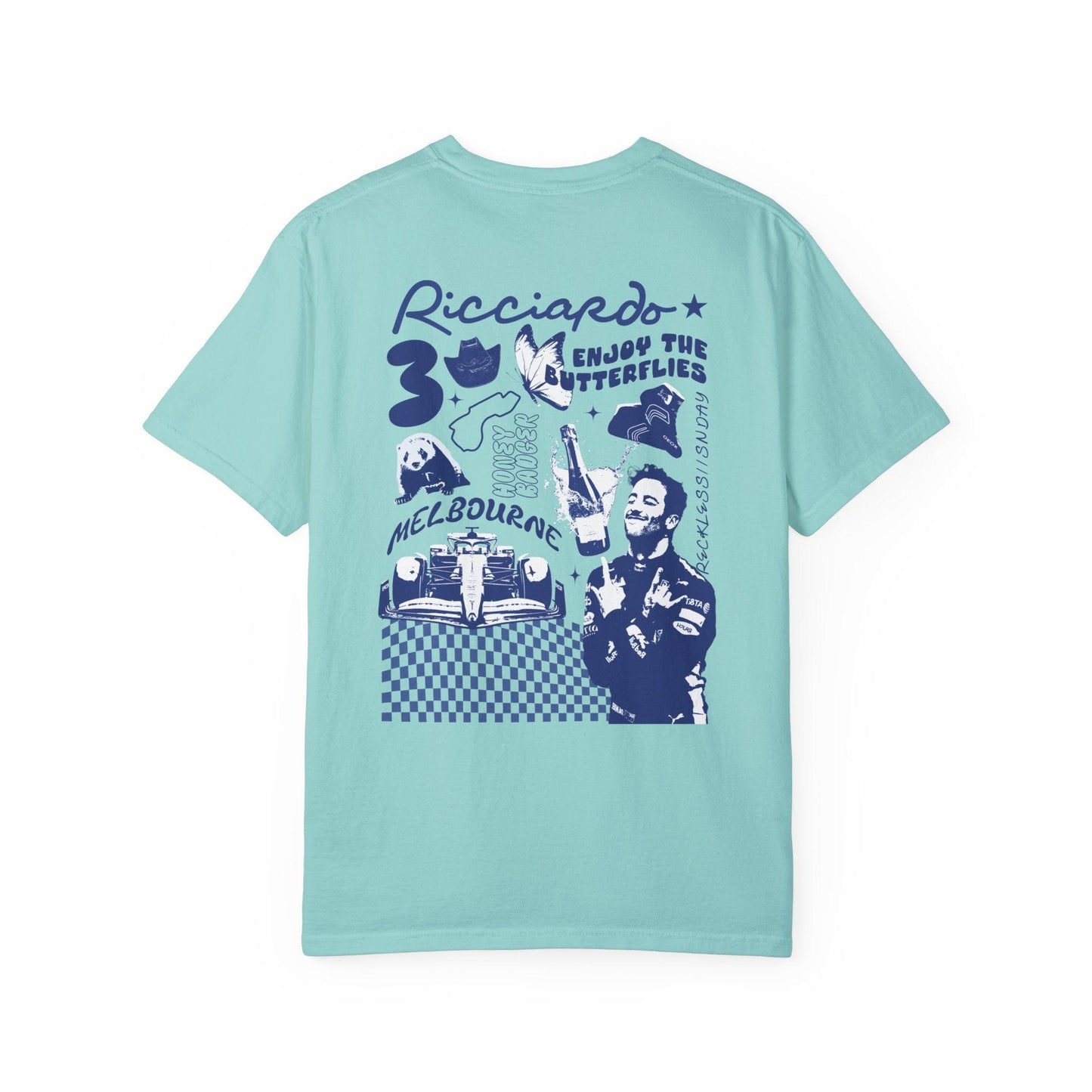 Daniel Ricciardo Illustrated Comfort Color T-Shirt - RecklessSunday