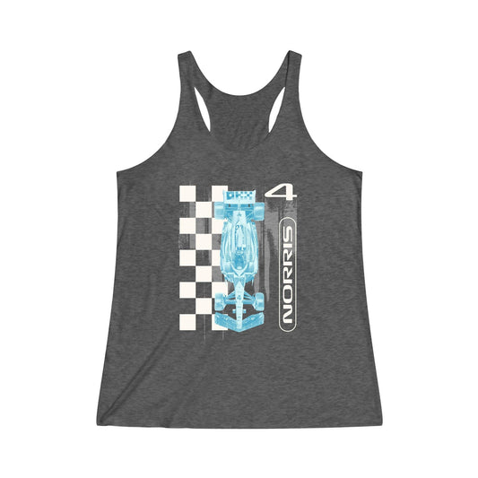 Norris Grunge Tri-Blend Racerback Tank - RecklessSunday