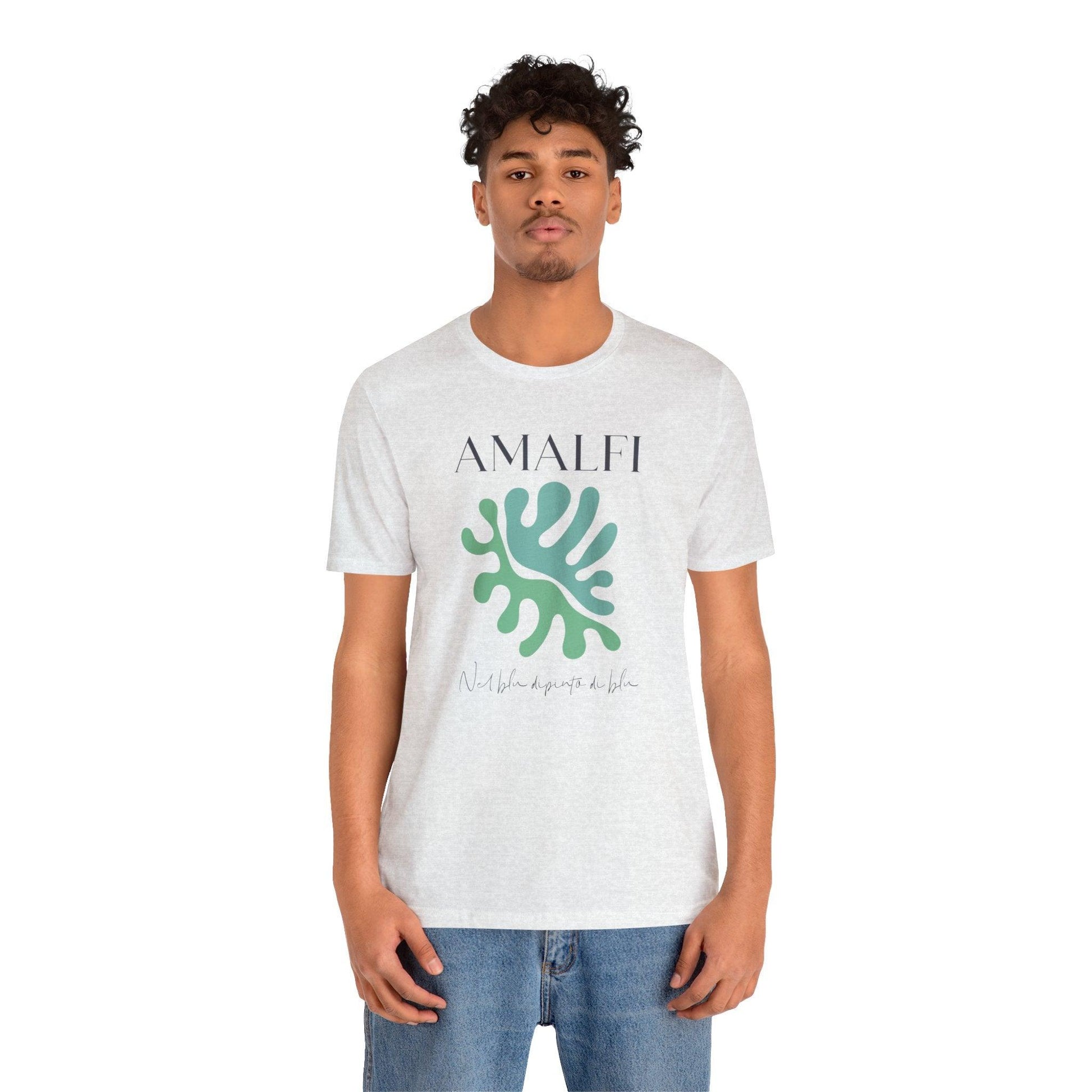 Amalfi Italy Coral Matisse T-Shirt - RecklessSunday