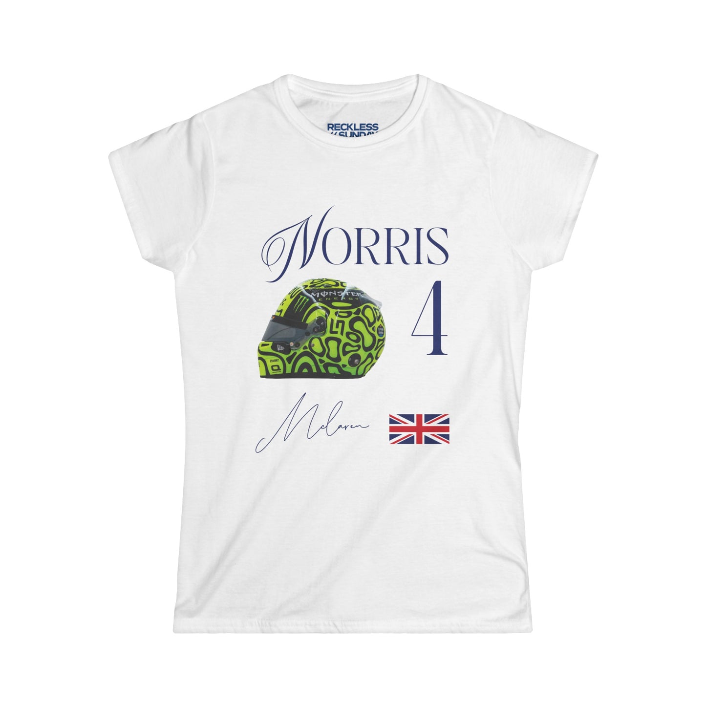 Lando Norris Helmet Women's Softstyle Tee