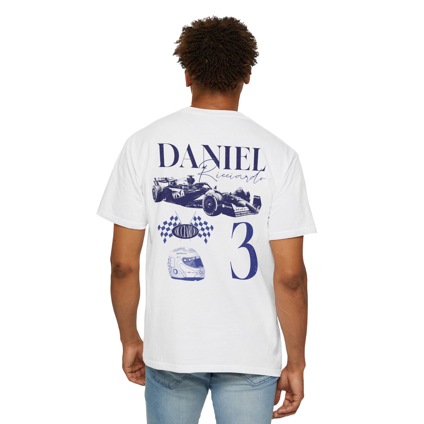 Ricciardo Midweight Retro Racing T Shirt