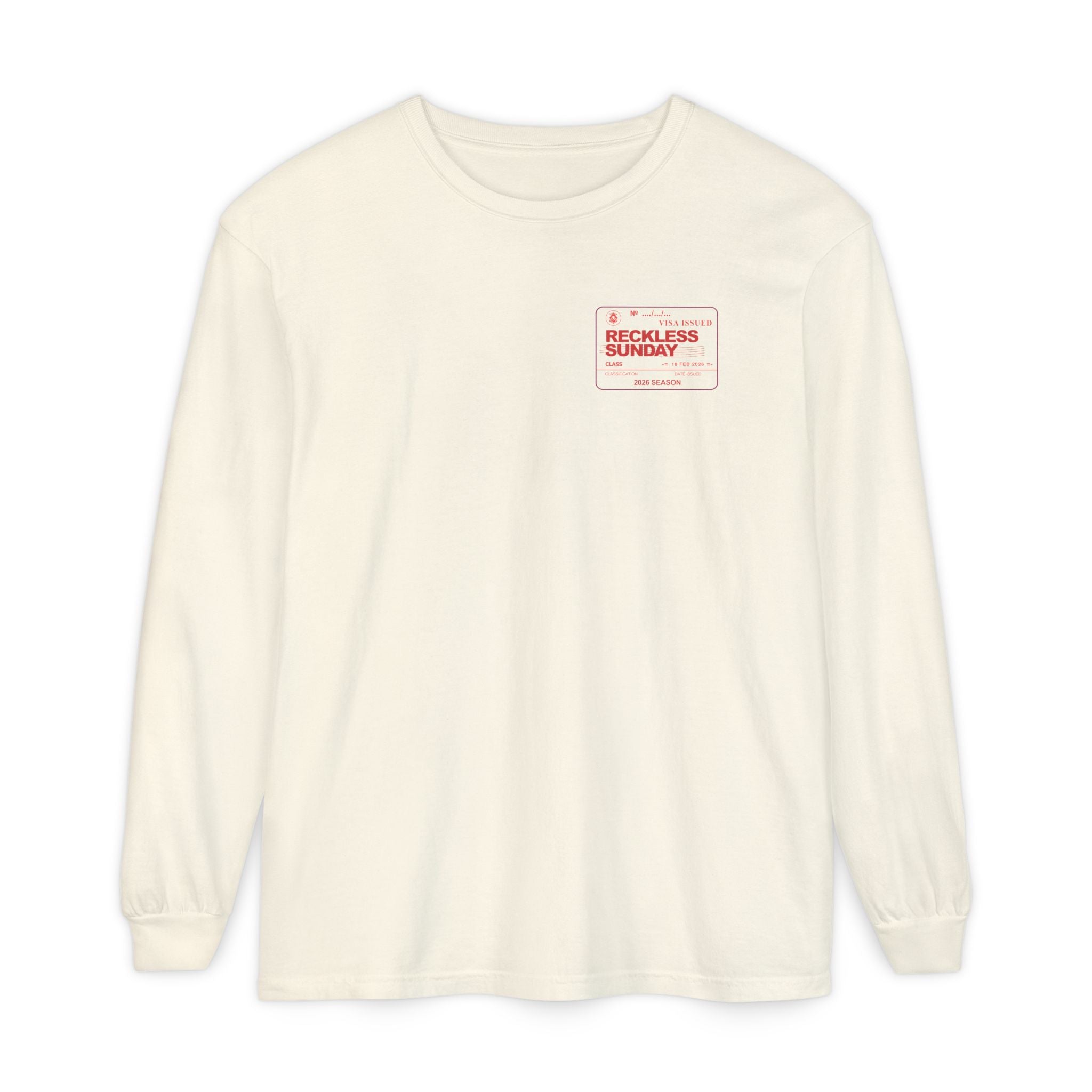 2026 Passport Stamps Long Sleeve T-Shirt – RecklessSunday