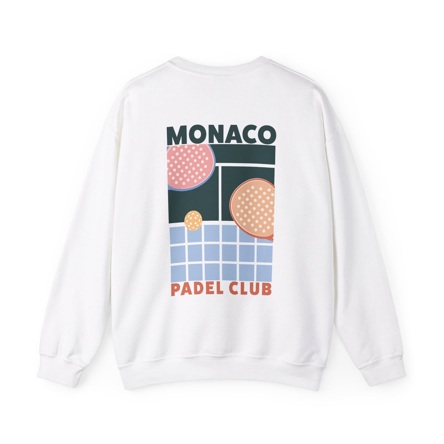 Monaco Padel Tennis Club Pullover | Monaco Racquet Club Sweatshirt | Formula 1 Racquet Club | Drive to Survive | Retro Monaco Tee