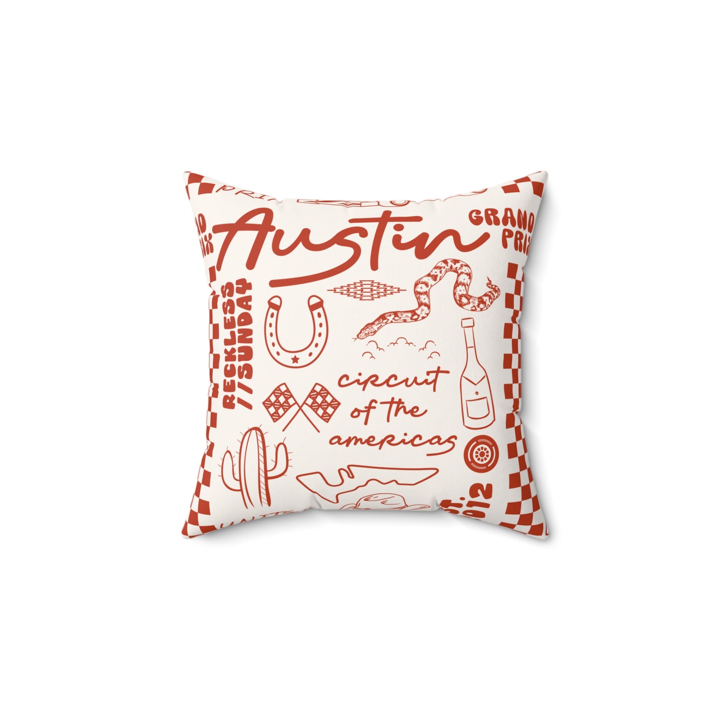 Austin Faux Suede Square Pillow