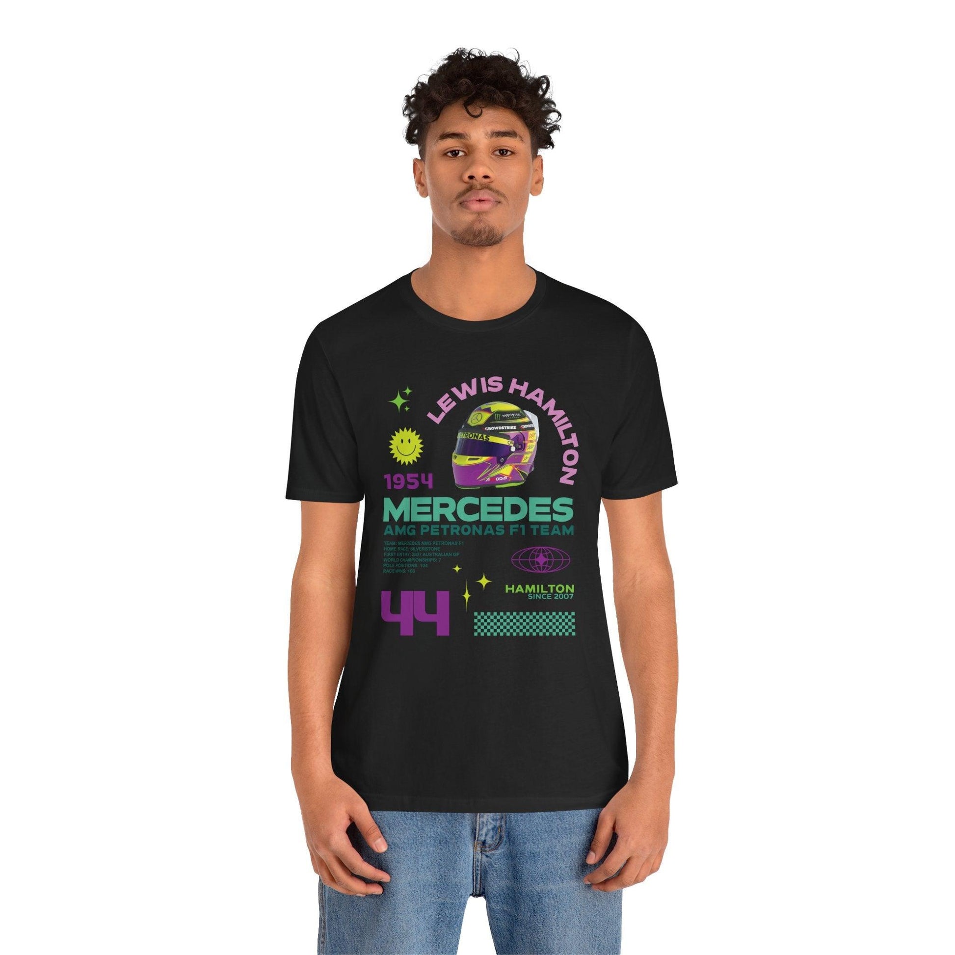 Lewis Hamilton Retro '24 Jersey Tee - RecklessSunday