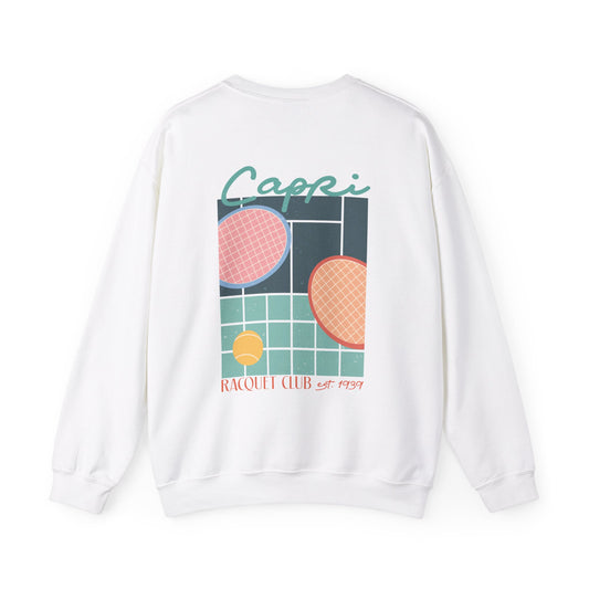 Capri Tennis Club Crewneck Sweatshirt