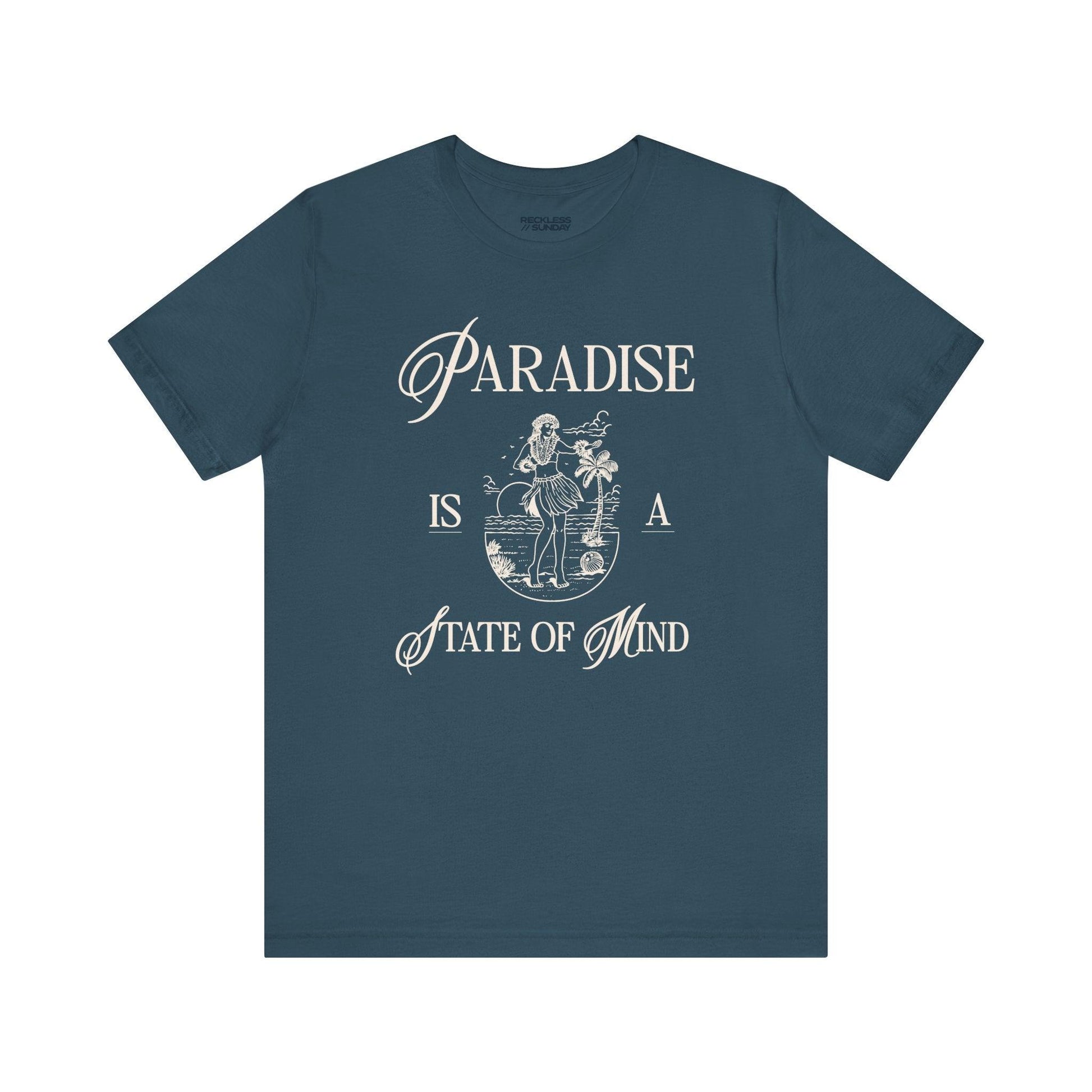 Paradise is a State of Mind | Cream Text - RecklessSunday