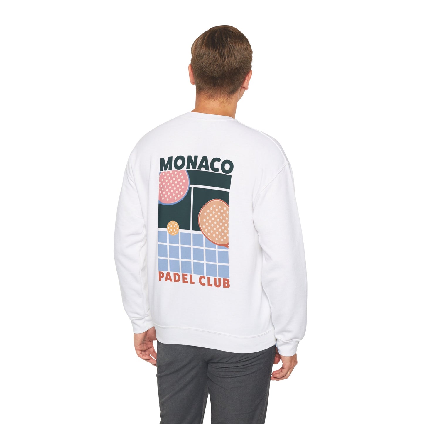 Monaco Padel Tennis Club Pullover | Monaco Racquet Club Sweatshirt | Formula 1 Racquet Club | Drive to Survive | Retro Monaco Tee