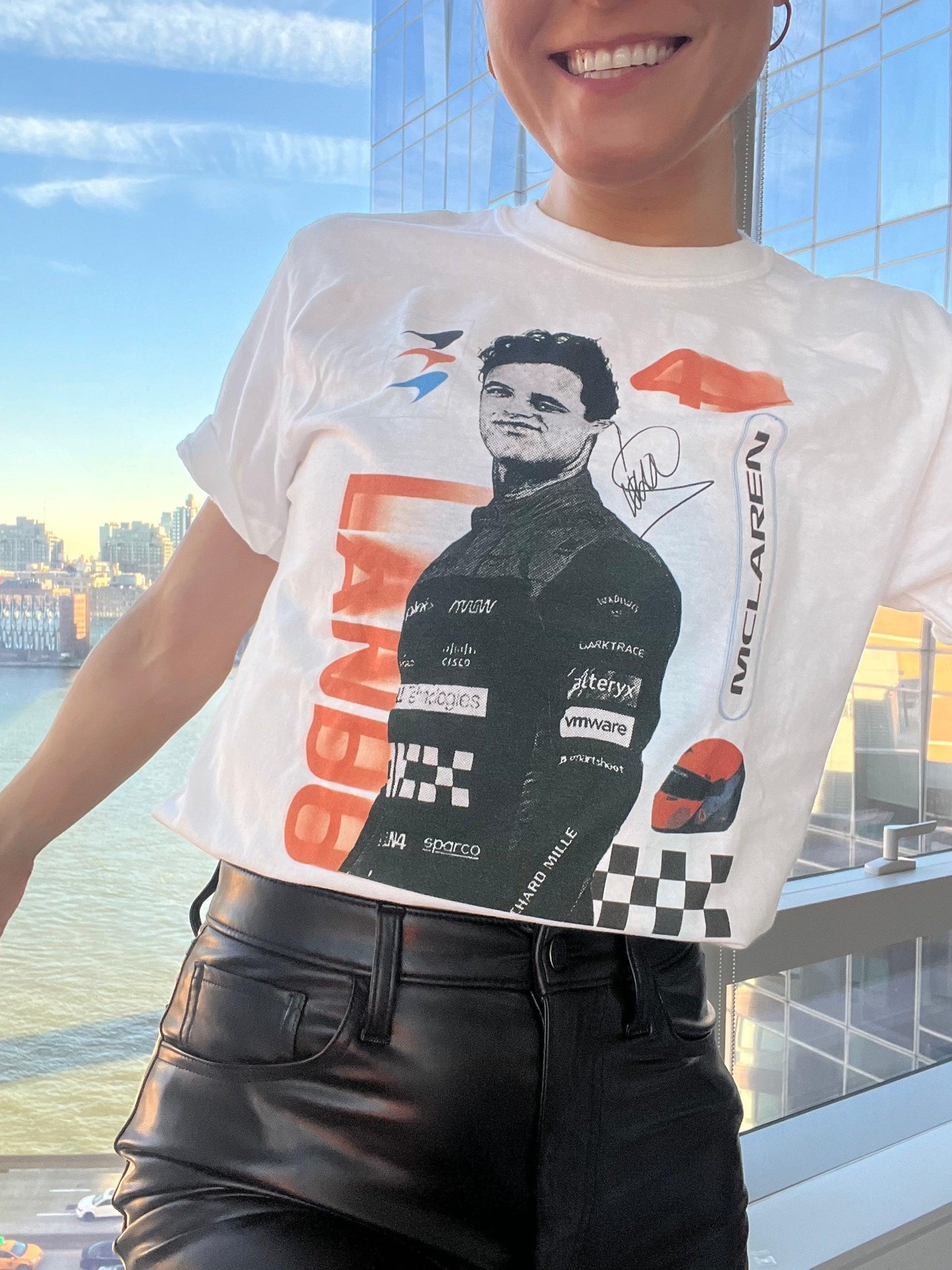 Lando Norris Racing T-Shirt Comfort Color - RecklessSunday