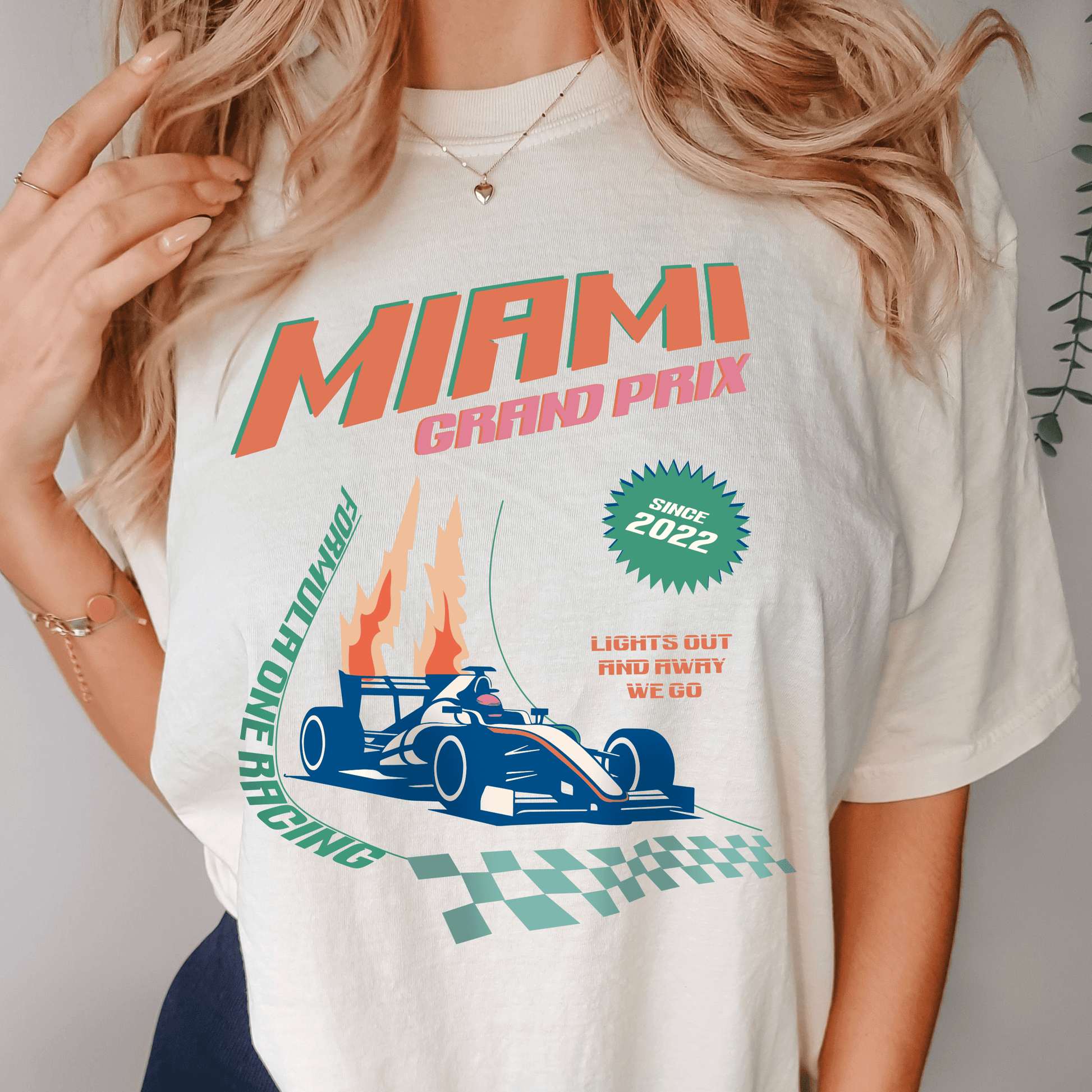 Miami Grand Prix T-Shirt Comfort Color - RecklessSunday