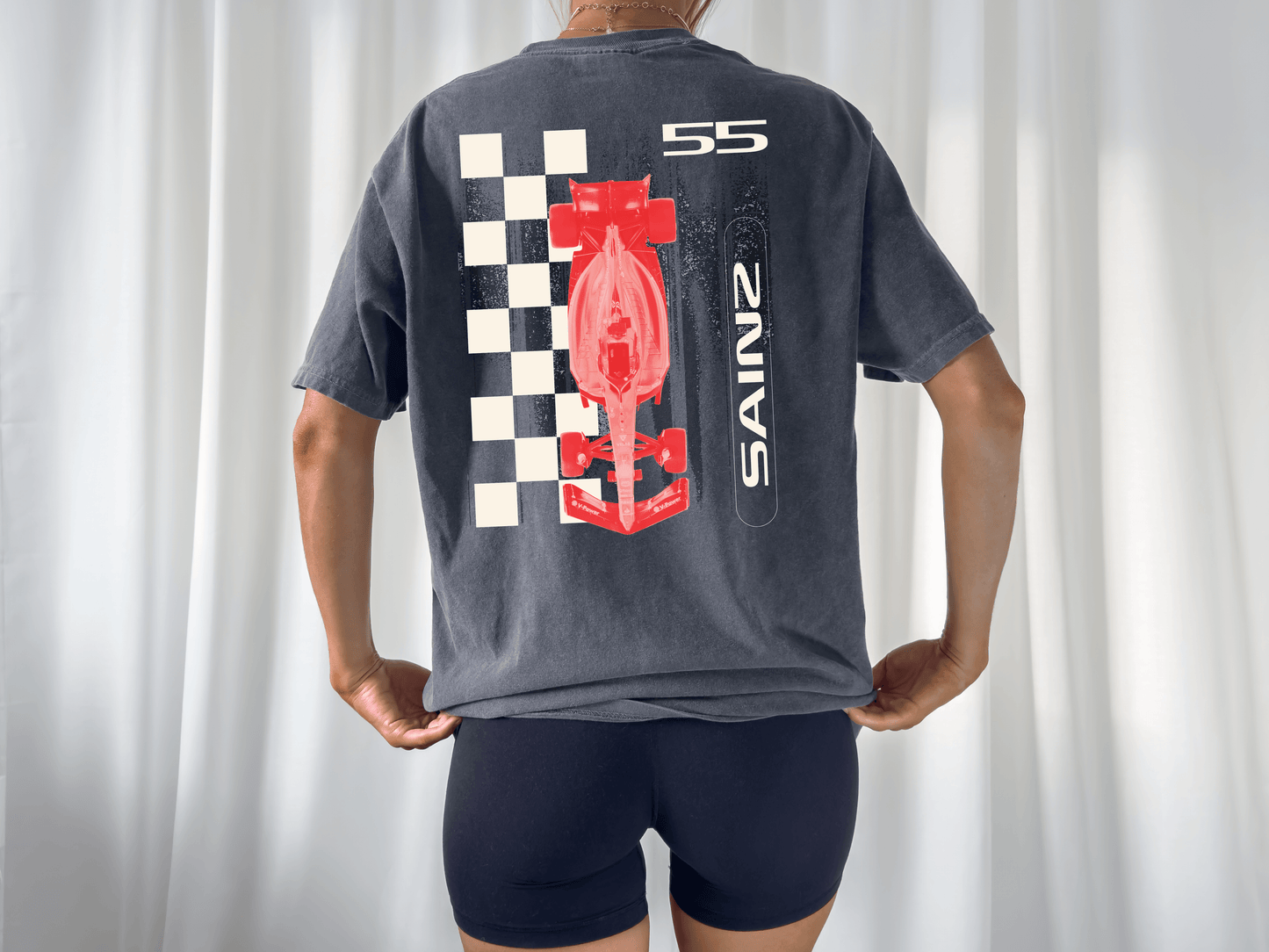 Carlos Sainz Grunge Comfort Color - RecklessSunday